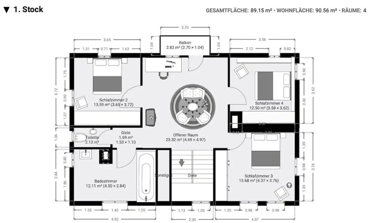 Villa Johanna Bad Herrenalb Bagian luar foto
