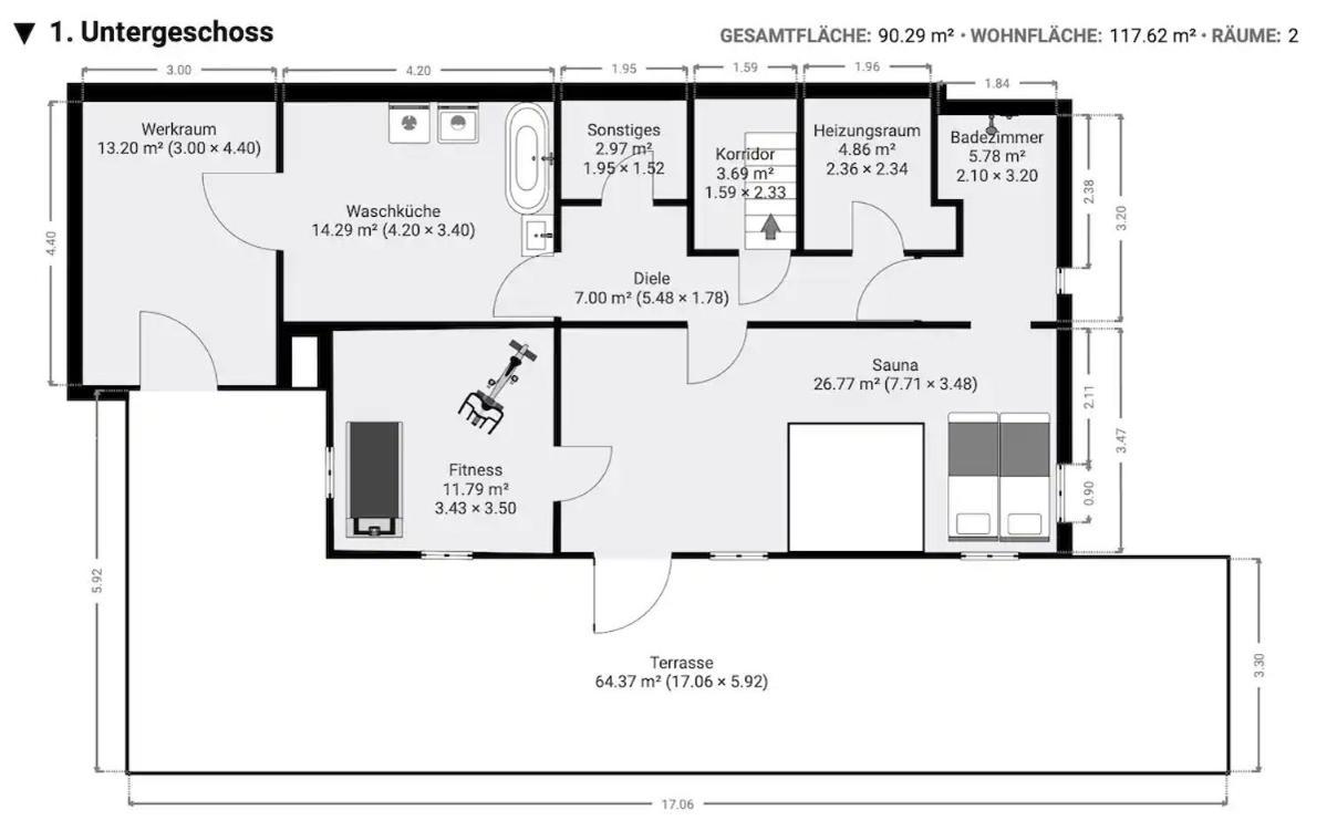 Villa Johanna Bad Herrenalb Bagian luar foto